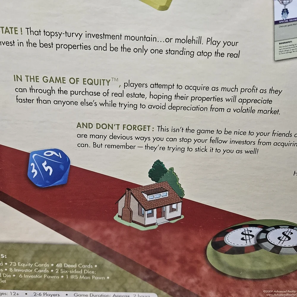 Equity The Real Estate Board Game - Strategy Game NIB - Picture 7 of 14